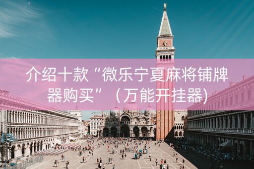 介绍十款“微乐宁夏麻将铺牌器购买”（万能开挂器)