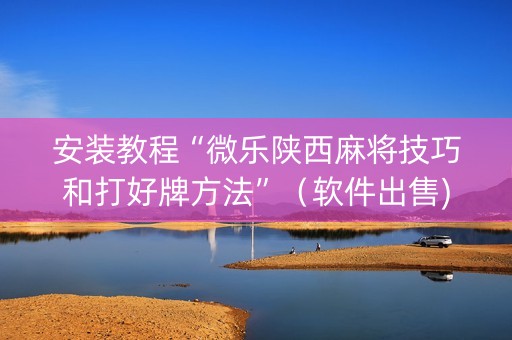 安装教程“微乐陕西麻将技巧和打好牌方法”（软件出售)
