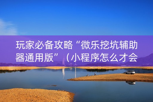 玩家必备攻略“微乐挖坑辅助器通用版”（小程序怎么才会赢)