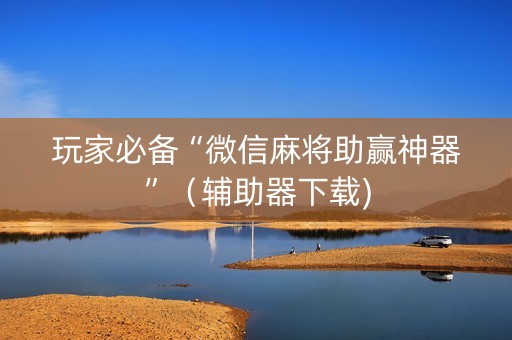 玩家必备“微信麻将助赢神器”（辅助器下载)