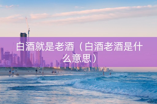 白酒就是老酒（白酒老酒是什么意思）