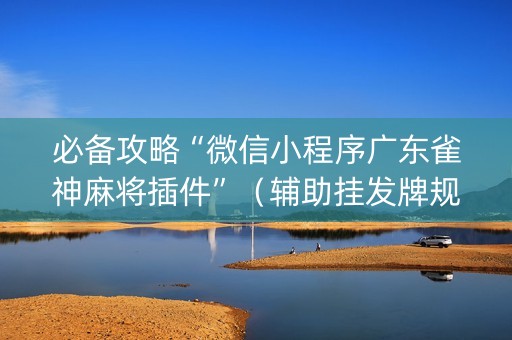 必备攻略“微信小程序广东雀神麻将插件”（辅助挂发牌规律)