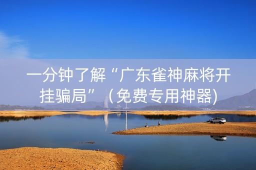 一分钟了解“广东雀神麻将开挂骗局”（免费专用神器)