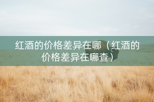 红酒的价格差异在哪（红酒的价格差异在哪查）