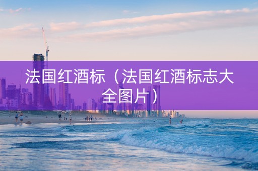 法国红酒标（法国红酒标志大全图片）
