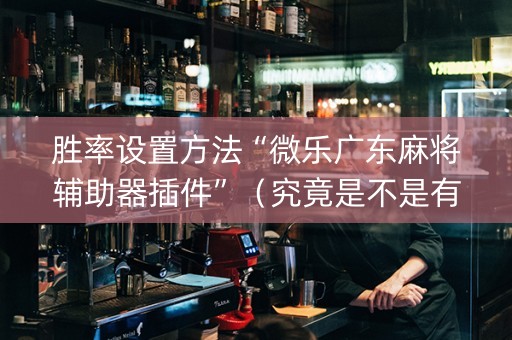 胜率设置方法“微乐广东麻将辅助器插件”（究竟是不是有挂)