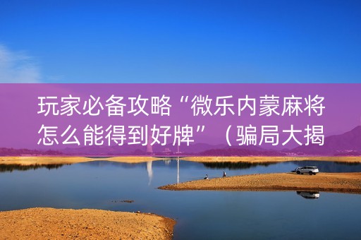 玩家必备攻略“微乐内蒙麻将怎么能得到好牌”（骗局大揭秘)