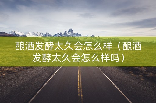 酿酒发酵太久会怎么样（酿酒发酵太久会怎么样吗）