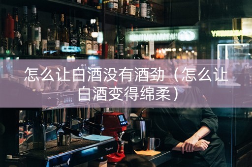 怎么让白酒没有酒劲（怎么让白酒变得绵柔）