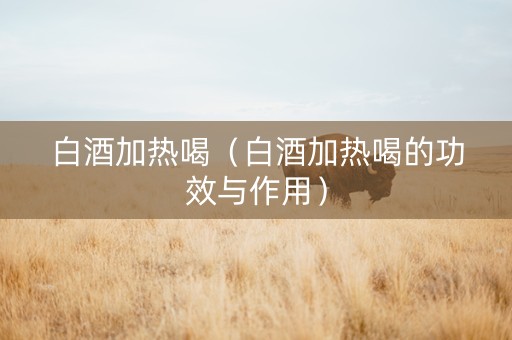 白酒加热喝（白酒加热喝的功效与作用）