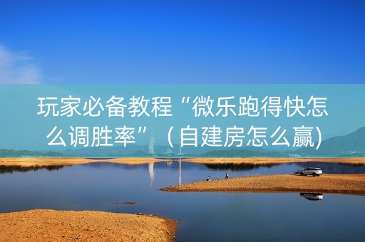 玩家必备教程“微乐跑得快怎么调胜率”（自建房怎么赢)