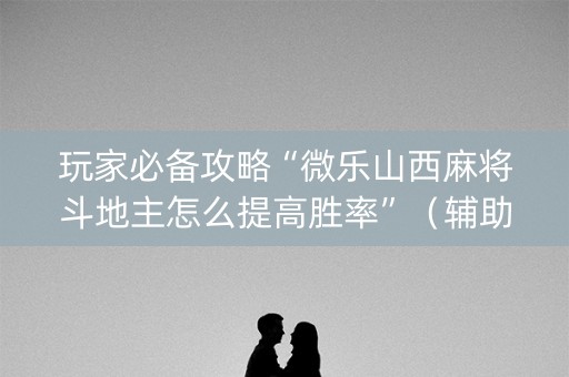 玩家必备攻略“微乐山西麻将斗地主怎么提高胜率”（辅助器插件)