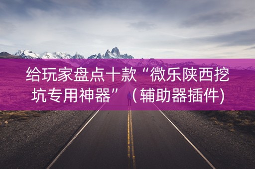 给玩家盘点十款“微乐陕西挖坑专用神器”（辅助器插件)