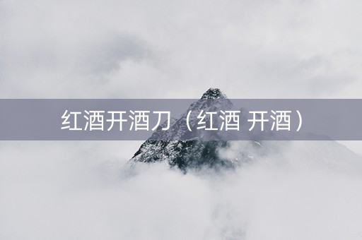 红酒开酒刀（红酒 开酒）