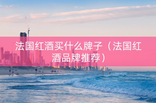 法国红酒买什么牌子（法国红酒品牌推荐）