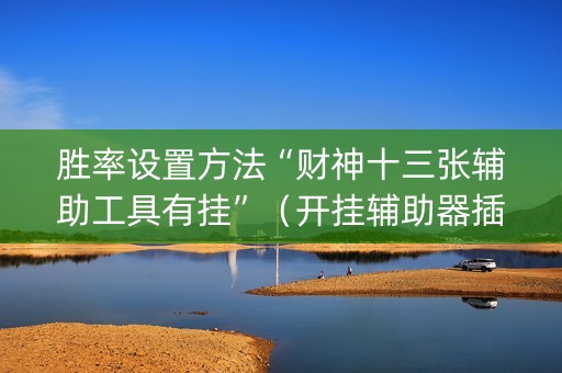 胜率设置方法“财神十三张辅助工具有挂”（开挂辅助器插件)