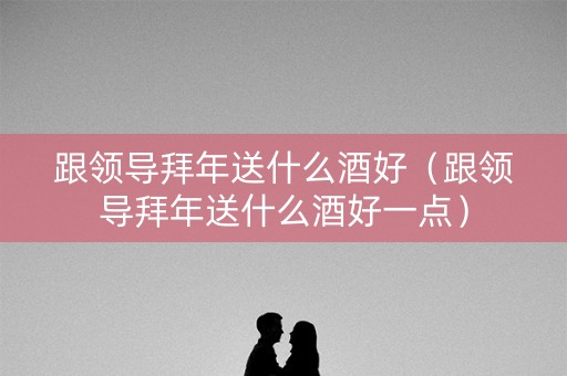 跟领导拜年送什么酒好（跟领导拜年送什么酒好一点）
