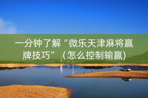 一分钟了解“微乐天津麻将赢牌技巧”（怎么控制输赢)