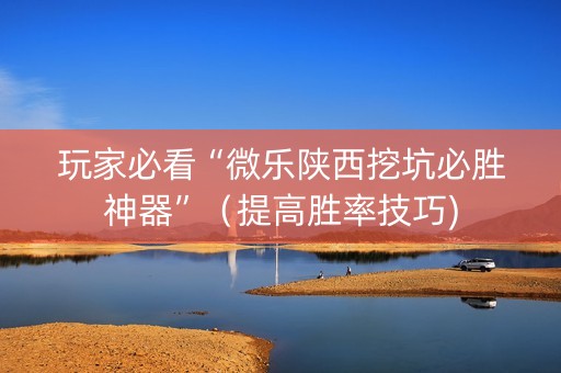 玩家必看“微乐陕西挖坑必胜神器”（提高胜率技巧)