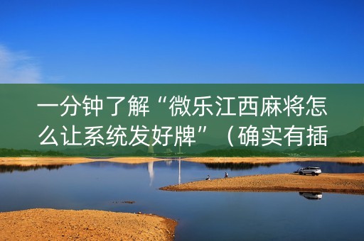 一分钟了解“微乐江西麻将怎么让系统发好牌”（确实有插件吗)