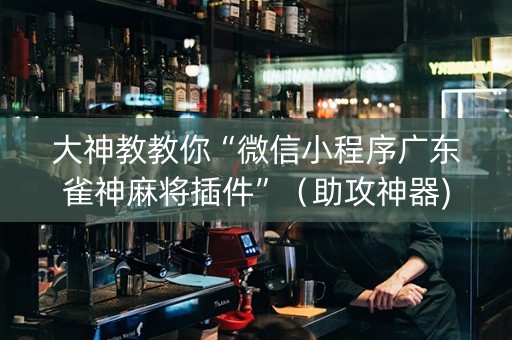 大神教教你“微信小程序广东雀神麻将插件”（助攻神器)