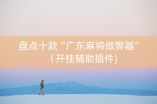 盘点十款“广东麻将做弊器”（开挂辅助插件)