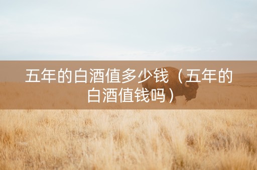 五年的白酒值多少钱（五年的白酒值钱吗）
