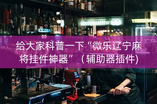 给大家科普一下“微乐辽宁麻将挂件神器”（辅助器插件)