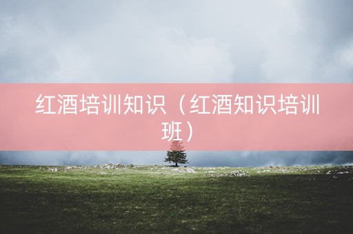 红酒培训知识（红酒知识培训班）