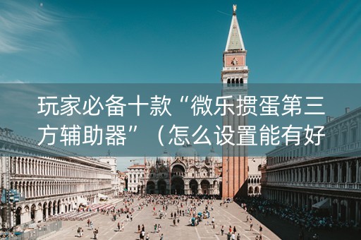 玩家必备十款“微乐掼蛋第三方辅助器”（怎么设置能有好牌)