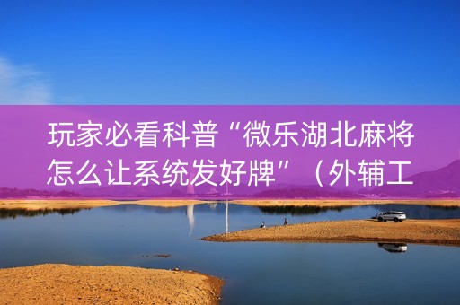 玩家必看科普“微乐湖北麻将怎么让系统发好牌”（外辅工具)