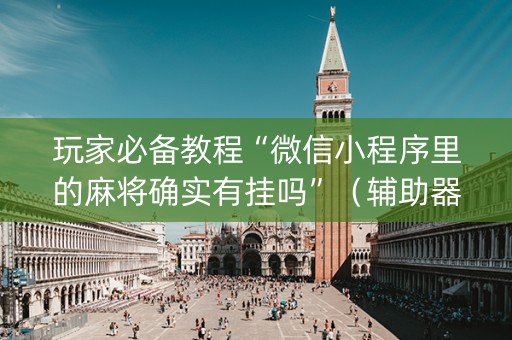 玩家必备教程“微信小程序里的麻将确实有挂吗”（辅助器通用版)