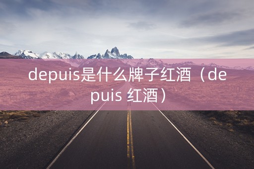 depuis是什么牌子红酒（depuis 红酒）