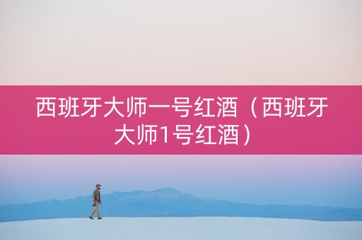 西班牙大师一号红酒（西班牙大师1号红酒）