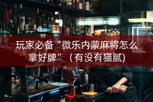玩家必备“微乐内蒙麻将怎么拿好牌”（有没有猫腻)