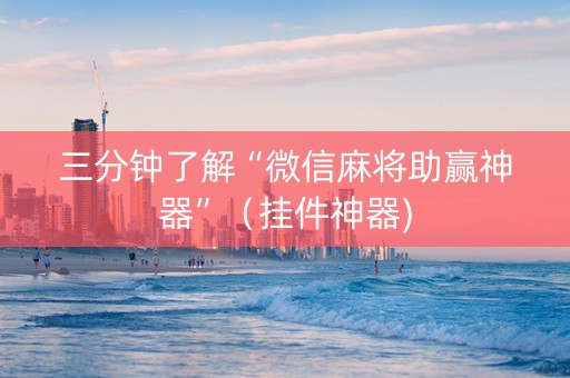 三分钟了解“微信麻将助赢神器”（挂件神器)