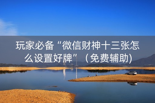 玩家必备“微信财神十三张怎么设置好牌”（免费辅助)