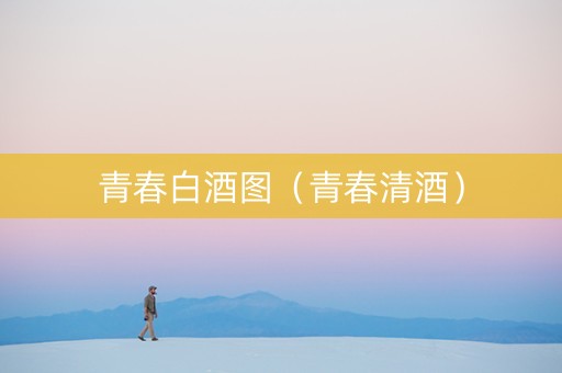 青春白酒图（青春清酒）