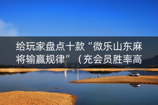 给玩家盘点十款“微乐山东麻将输赢规律”（充会员胜率高)