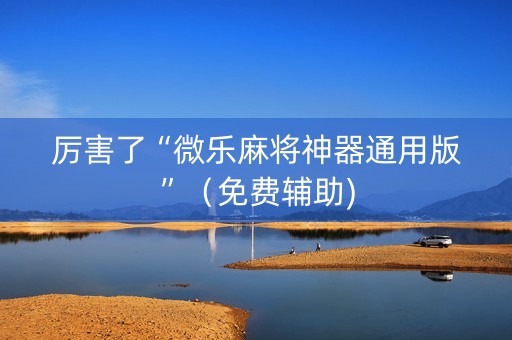 厉害了“微乐麻将神器通用版”（免费辅助)