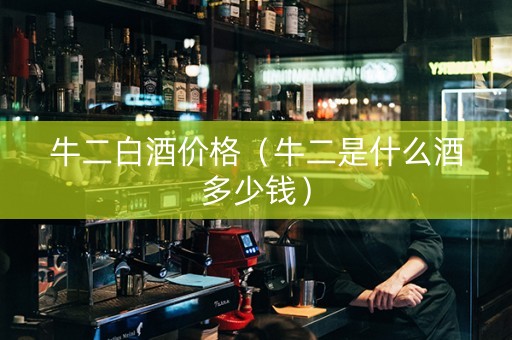 牛二白酒价格（牛二是什么酒多少钱）