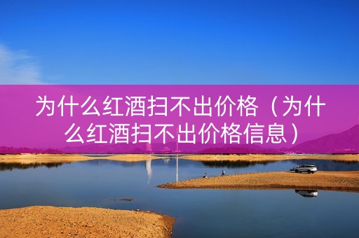 为什么红酒扫不出价格（为什么红酒扫不出价格信息）
