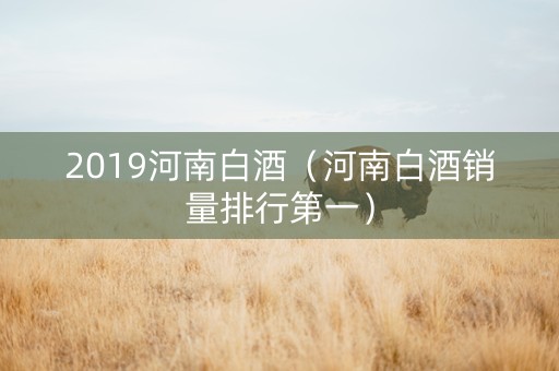 2019河南白酒（河南白酒销量排行第一）