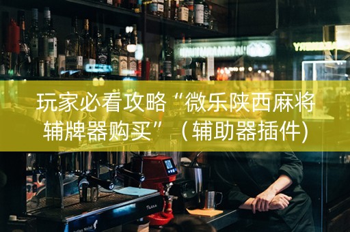 玩家必看攻略“微乐陕西麻将辅牌器购买”（辅助器插件)