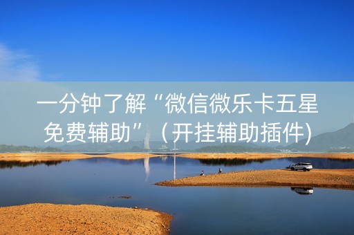 一分钟了解“微信微乐卡五星免费辅助”（开挂辅助插件)