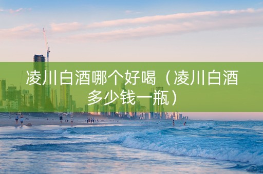 凌川白酒哪个好喝（凌川白酒多少钱一瓶）