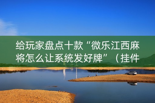 给玩家盘点十款“微乐江西麻将怎么让系统发好牌”（挂件神器)