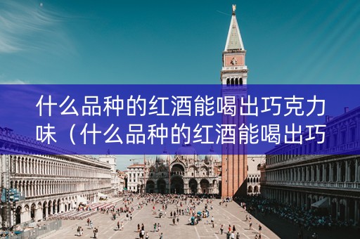 什么品种的红酒能喝出巧克力味（什么品种的红酒能喝出巧克力味道）
