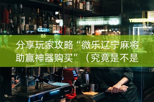 分享玩家攻略“微乐辽宁麻将助赢神器购买”（究竟是不是有挂)
