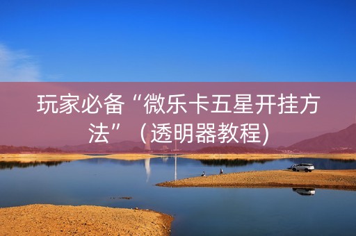 玩家必备“微乐卡五星开挂方法”（透明器教程)